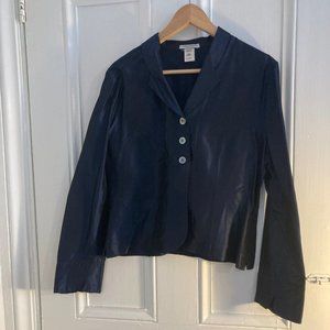 Vintage Albert Mascagni Navy dressy blazer jacket made in Italy.